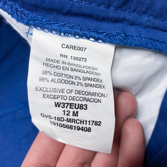 Midrise blue shorts - Riders by Lee - Size 12 - Picture 4 of 4